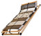 DaMi MediFlex T200 7-Zonen Lattenrost mit Kopf- & Fußverstellung, 120x200 cm, aus Buchenholz fertig montiert, 42 Leisten, extrem ergonomisch & stabil, Bettrahmen Lattenrahmen Federlatten Bed Frame