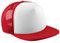 Beechfield B645B Junior Kids Vintage Snapback Trucker Cap Classic Red/White, weiß, Einheitsgröße