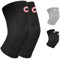 Crucial Compression Rodillera (1 par) – Las mejores rodilleras para el dolor de rodilla para hombres y mujeres – Rodillera antideslizante para correr, levantamiento de pesas, baloncesto, gimnasio,