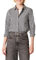 Amazon Essentials Women's Regular-Fit Long-Sleeve Button-Down Poplin Shirt, Black White Gingham, XS