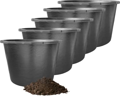 5X Mörtelkübel 90L Kunststoff Maurerkübel | Hossi's Wholesale, Baukübel, Mörtelwanne, robuste Baustellenwanne