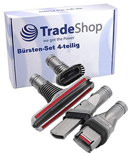 Bürsten-Set Bürsten-Aufsätze 4-teilig für Dyson DC18 DC19 DC19 T2 DC20 DC21 DC22 ersetzt 918508-01 18507-04 914361-01