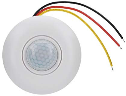 12V 360 ° Infrarot PIR Bewegungsmelder Schalter mit Zeitverzögerung für Flure/Badezimmer/Keller/Garagen