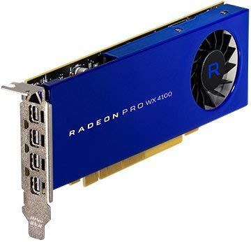 amd Technologies inc 100-506008 - Radeon Pro WX4100 - Carte graphique - Radeon Pro WX 4100 - 4 Go GDDR5 - PCIe 3.0 x16 - 4 x Mini DisplayPort (reconditionné)