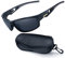 Goiteia Polarisierte Sonnenbrille Radsportbrille Herren Damen mit UV400 Schutz- Sportsonnenbrille zum Radfahren Autofahren Laufen Wandern Angeln Unzerbrechlicher Leichter TR90 Rahmen (Schwarz)