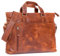 ALMADIH Businesstasche Leder 15,6 Zoll Laptoptasche LEO - Echt Leder Aktentasche für Herren und Damen Braun - tolle Aufteilung Umhängetasche Arbeitstasche Schultertasche Dokumententasche (LEO deluxe)