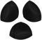 TopBine Reggiseno, imbottitura reggiseno, reggiseno, reggiseni sportivi rimovibili, utilizzati per costumi da bagno e bikini, C/D nero, L