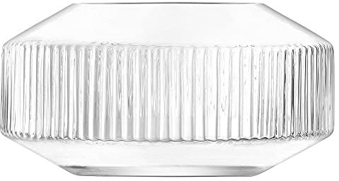 LSA International Rotunda Wide Vase, H14cm Colour: LSA International Clear