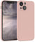 EAZY CASE - Silikonhülle für iPhone 13 Mini Hülle Silikon Case Altrosa weich stoßfeste Handyhülle iPhone 13 Mini Schutzhülle mit Kameraschutz Dünn Premium Schutz Cover TPU Phone Bumper in Pastell Rosa