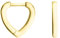 SOFIA MILANI - Damen Ohrringe 925 Silber - vergoldet/golden - Herzen Creole - E1493