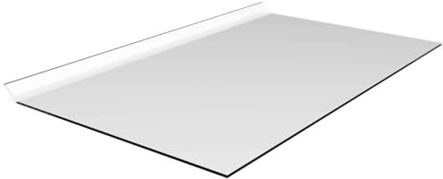 Hansen Werbetechnik Lichtschachtabdeckung Acryl/Kellerschachtabdeckung/Regenschutz für Lichtschacht flach aus Acrylglas zum Auflegen 900 x 550 mm, Transparent