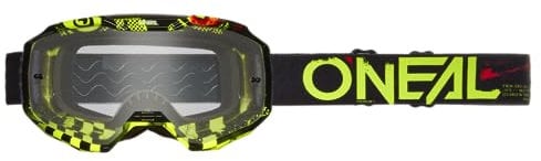 O'NEAL B-10 Goggle ATTACK V.24 black/neon yellow - clear