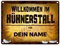 Willkommen im Hühnerstall von Metallschild - personalisiert mit deinem Namen - Hühnergehege auf Bauernhof für Hahn damit Henne sich wohler fühlt Sonntagseier Barn Shack Legehenne Erlebnisbauernhof