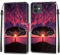 Compatible with iPhone 11 Case, High-grade Pattern Design Leather Flip Wallet Phone Case Cover for Apple iPhone 11 (Tree and Sunset)