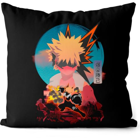 style3 Katsuki Attack Kissen mit Füllung 40cm Baumwolle Superhero Japan Academia Manga