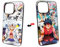 Takeshii Anime Case for iPhone 13 14 15 Pro Max Luffy Gear 5 Manga One Piece Straw hat Case Military Grade Shockproof Protection Scratch-Resistant Cover 2 Design in 1 Multi-View Mugiwara TPU