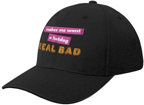 Unisex Hut Mode Hip Hop Baseball Cap Lässt Mich einen Hotdog wirklich schlechte Baseballkappe modische benutzerdefinierte Kappe Männer Golf tragen Frauen Outdoor-Geburtstagsgeschenk
