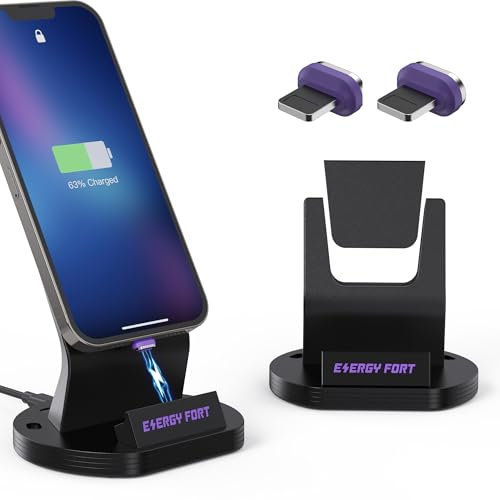 Magnetic Charger Dock Compatible with iphone 14/13/12/11/SE Series, Quick Charge Charger Holder for Ipad Air /2/3/Mini/Pro, airpods /2nd, Apple Pecil 1st, Apple Mouse (I-product)