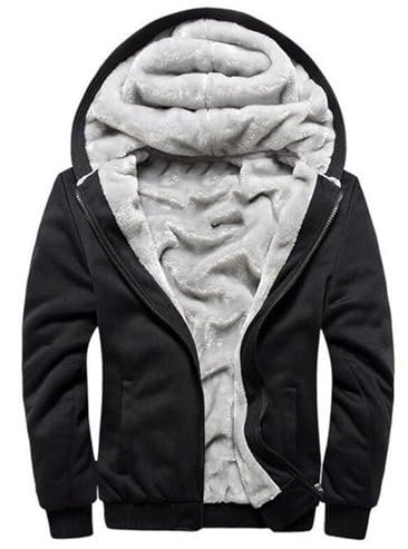 LBL Hoodie Herren Kapuzenjacke Langarm Sweatjacke Fleecejacke Winterjacke Dicker Warm Kapuzenpullover Herren Hoodies Mit Reißverschluss