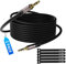 Mygatti Cavo Aux 3,5mm(3 Metri,confezione da 2 pezzi),Cavo Audio Jack Hi-Fi Stereo Maschio a Maschio,per cuffie,PC,cellulare,tablet,altoparlante,lettore MP3/MP4,ecc.(con 5 fascette per cavi)