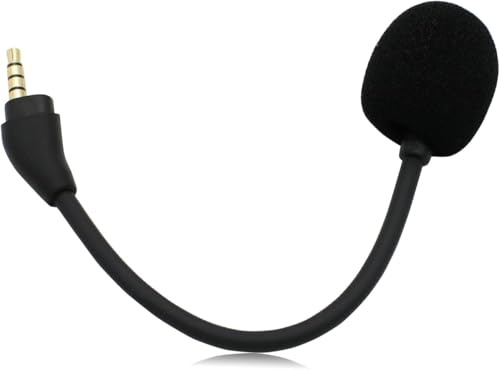Vay Forwarg Mic for Hyper X Cloud 3 III Headset, Replacement Parts Game Microphone on PS4 PS5-3.5mm Detachable, Noise Cancelling