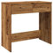 vidaXL Escritorio de Madera ingeniería Madera Envejecida 80x40x75 cm