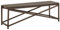 LLEZKBR Furniture Select-Gartenbank 120 cm Polyrattan braun