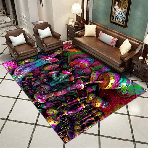 AD6H-CZ Lila Teppich, feuchtigkeitsbeständiger, kältebeständiger, pflegeleichter, Rutschfester Teppich7,Lila,60x90cm