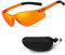 DAJOOEE Mode Blaulichtfilter Brille Herren Damen Gaming Brille Anti Grelles licht Blue Light Glasses für Fahren, Bildschirme, Spiele, Fernseher (Orange, Orange)