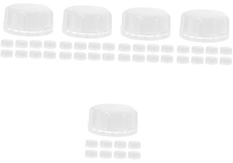 SOLUSTRE 60pcs Gas Can Cap Coarse Thread Solid Cap Replacement for Gasoline Can Fuel Use