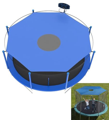 Housse De Protection Pour Trampoline, Tente De Trampoline De 1,8 M, 2,4 M, 3,7 M, 4,3 M, Accessoires De Protection Solaire Pour Trampolines D'extérieur Ronds, Housse De Protection Facile à Installer(1