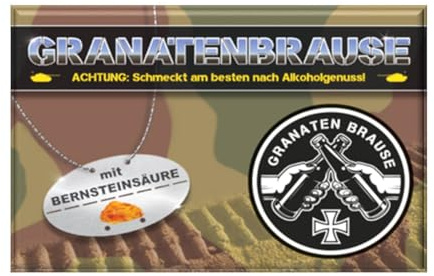 1-20er Pack Granatenbrause - Getränkepulver mit Bernsteinsäure und Mineralstoffen, Packgröße:5er Pack