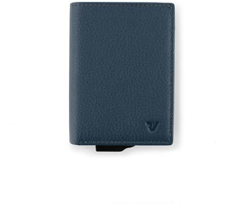 Roncato IRON 4.0 Porta carte di credito 7x11x2 cm - Blu Navy