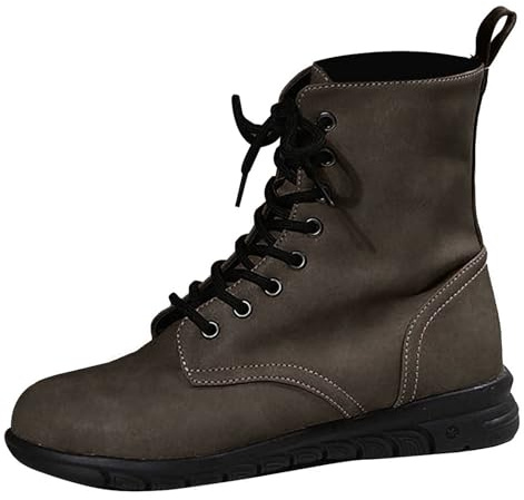 Stivali Texani Donna Moda Stivaletti Estivi con Tacco PVC Western Stivaletti con Suola Antiscivolo Scarpe Eleganti Basse Stivali Donna Alti Senza Tacco