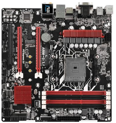 Carte mère Carte mère FM2+ A88X Fit for ASRock A88M-G/3.1 4XDDR3 64 Go USB 3. M.2 Micro ATX Compatible processeur A8 AD8650 A10 AD680