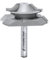 Amana Tool 55391 Lock Mitre 2-Flute Carbide Tipped Router Bit, 1/4-Inch Shank
