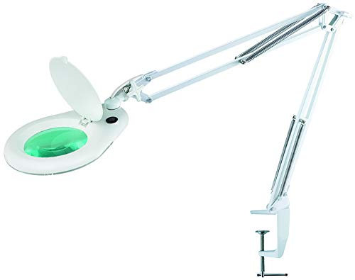 edi-tronic LED Lupenleuchte 8 Dioptrien Arbeitsleuchte Lupenlampe Lupe Kaltlicht 56 SMD LED´s