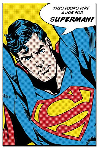 Superman Poster Looks Like a Job For Superman! (61cm x 91,5cm)
