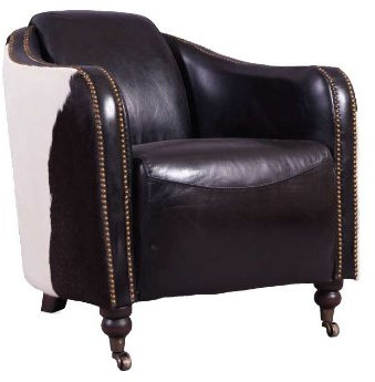 Clubsessel Dallas Vintage-Leder Echtleder Sessel