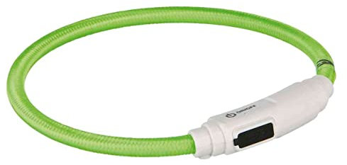 Trixie Flash USB Anillo de luz para Gatos, 35 x 7 mm, Color Verde