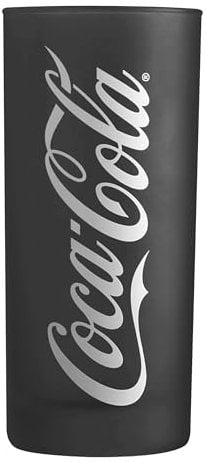Luminarc 8010711.0 Frozen 6 Gläser, hoch, Motiv Coca Cola, Schwarz, 27 cl