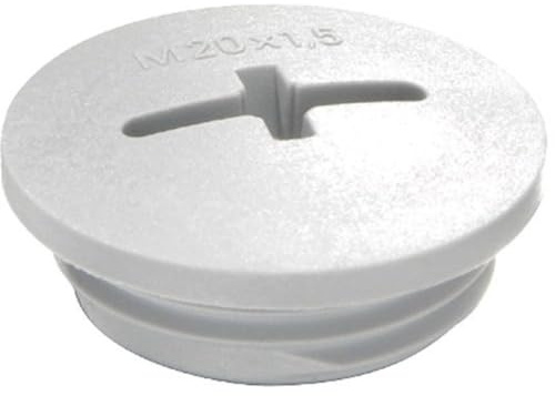 Wiska 50 RAL7035 10060630 EVSG Verschlussschraube M50 Polyamid Lichtgrau (RAL 7035), 10 Stück