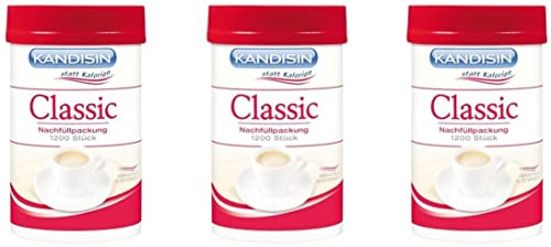 Kandisin Nachfüllpackung-Dose 1200 Tabletten, 3er Pack (3 x 90 g)