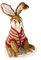 Dora Designs - Amos Hare Doorstop - Rabbit with Striped Cardigan