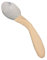 Homecraft Angled Caring Cutlery, Arthritis Aids, For Weak Grip, Easy Grip Eating Utensils for Elderly or Disabled, Right Handed Spoon, Ivory, 1 count