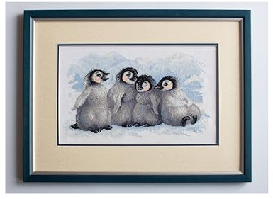 Riolis Kreuzstich-Set Lustige Pinguine, Zählmuster