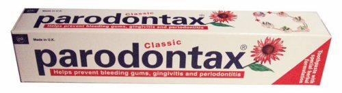 Parodontax Kein Fluorid Zahnpasta packung mit 2 x 75 ml
