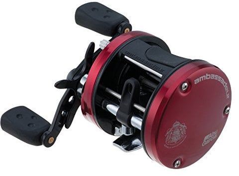 Abu Garcia Ambassadeur SX Herkömmliche Rolle, Größe 6600 (1292730), 3 Edelstahl-Kugellager + 1 Rollenlager, synthetischer Sternzug, max. 5,7 kg