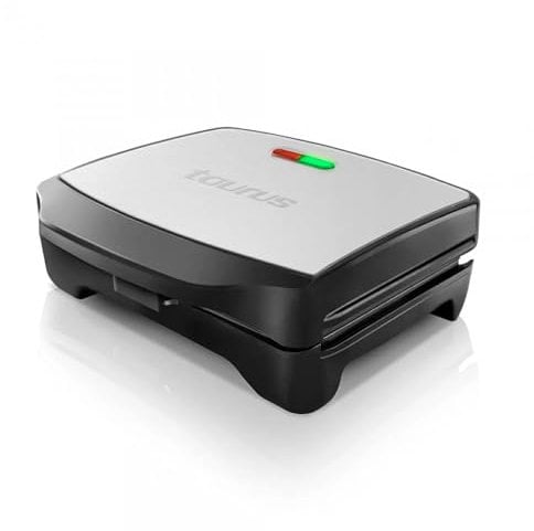 Taurus - Sandwichera Miami Premium | 900W | 3 placas antiadherentes desmontables | Indicador LED | Almacenaje vertical | Asa toque frío | Base antideslizante