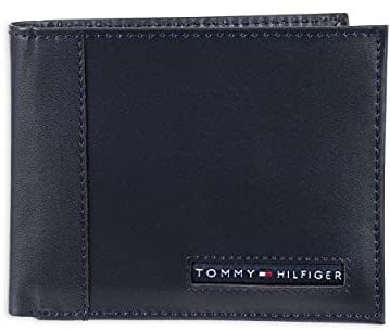 Tommy Hilfiger Men's Sw-915675-nav Bi-Fold Wallet, Navy Cambridge, One Size